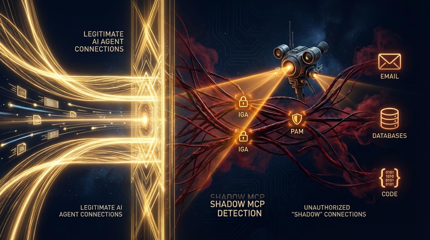 Shadow MCP detection — IGA/PAM connectors